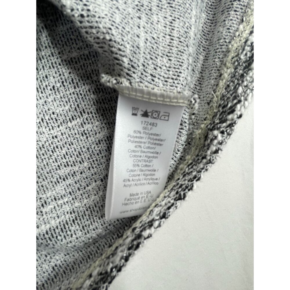Anthropologie Dolan Textured‎ Bell Sleeve Sweater size XS Gray/White - Picture 4 of 8